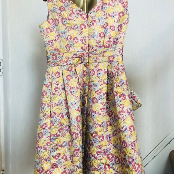 Zac Posen for Target Brocade Floral Cocktail Dress - Picture 5 of 8